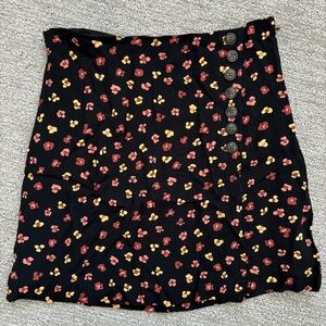 Madewell Floral Mini Skirt
